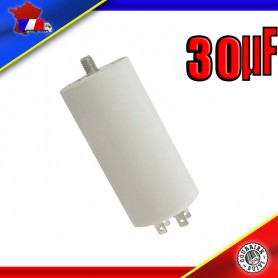 Condensateur de démarrage de 30μF (30uF) pour moteur de marque WHITEGESTINGHOUSE