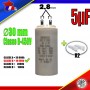 Condensateur de démarrage de 5μF (5uF) pour moteur volet roulant - store de marque BUBENDORFF