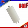 Condensateur de démarrage de 80μF (80uF) pour Moteur Réfrigérateur