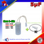 Condensateur permanent de 5μF (5uF) à fils à connecteur pour moteur volet roulant - store de marque NICE