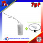 Condensateur de démarrage de 7μF (7uF) fils connecteurs 2,8mm males pour moteur volet roulant - store