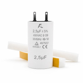 Condensateur Permanent de 2,5μF (2.5uF) Moteur Volet roulant - Store de marque SOMFY