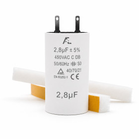Condensateur Permanent de 2,8μF (2.8uF) Moteur Volet roulant - Store de marque QUOTIDOM