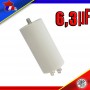 Condensateur de démarrage de 6,3μF (6,3uF) pour Moteur Réfrigérateur