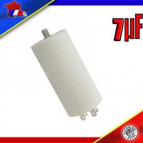 Condensateur de démarrage de 7μF (7uF) pour moteur de marque BRANDT