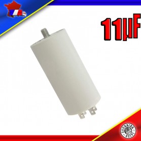 Condensateur de démarrage de 11μF (11uF) pour Moteur Sèche Linge