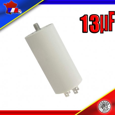 Condensateur de démarrage de 13μF (13uF) pour moteur de marque FOURLIS