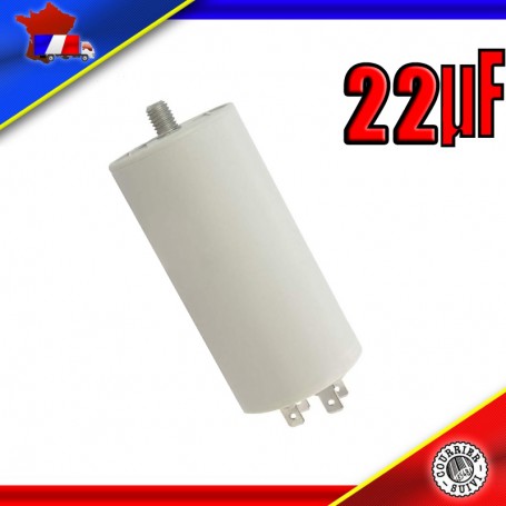 Condensateur de démarrage de 22μF (22uF) pour Moteur Pompe à chaleur